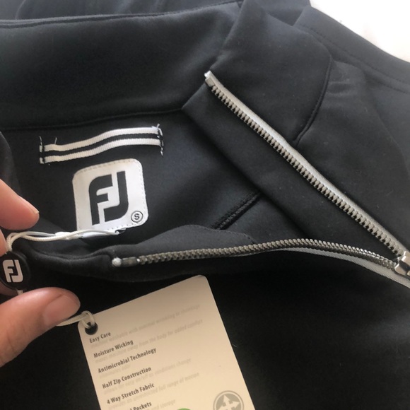 FootJoy Pullover Asymmetrical 1/2 zipper - Picture 6 of 11